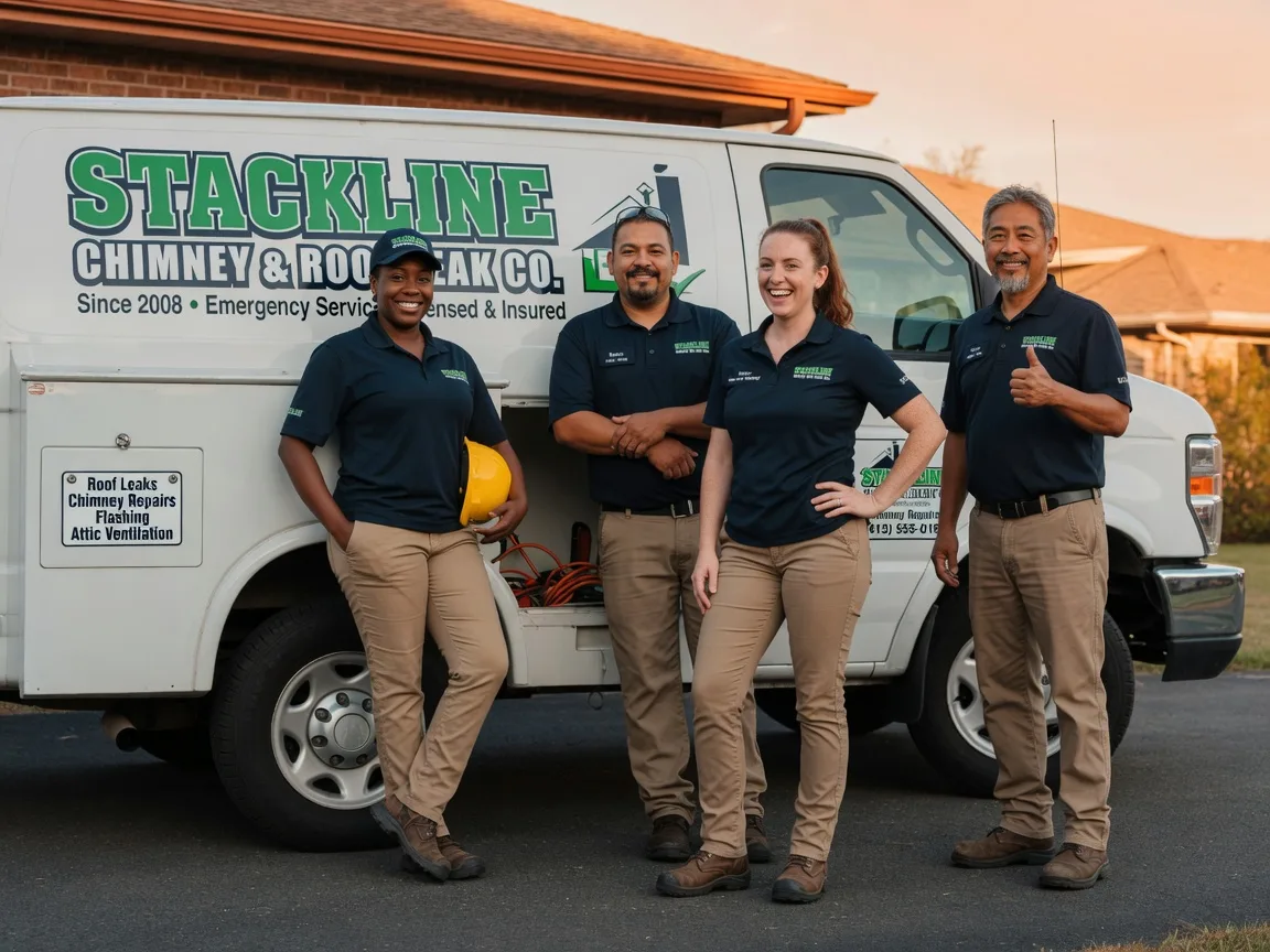 Chimney flashing repair company in Morton, IL